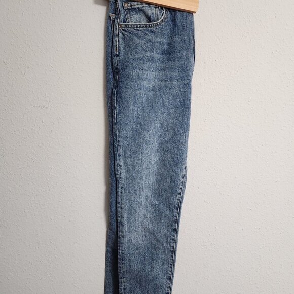 We The Free | High Waisted Button Fly Raw Hem Skinny Jeans Sz 28 - Picture 2 of 16